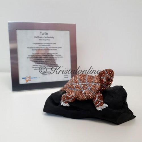 Swarovski Kristal | H.Q. Starline | Schildpad op tak | HQ0039608